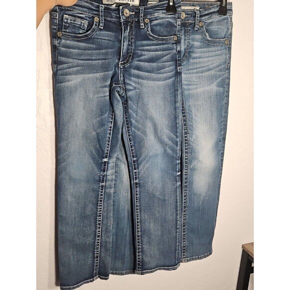 Boy’s Bke Buckle CONNER Jeans Bootleg Size 10 lot of 2 - Picture 1 of 8